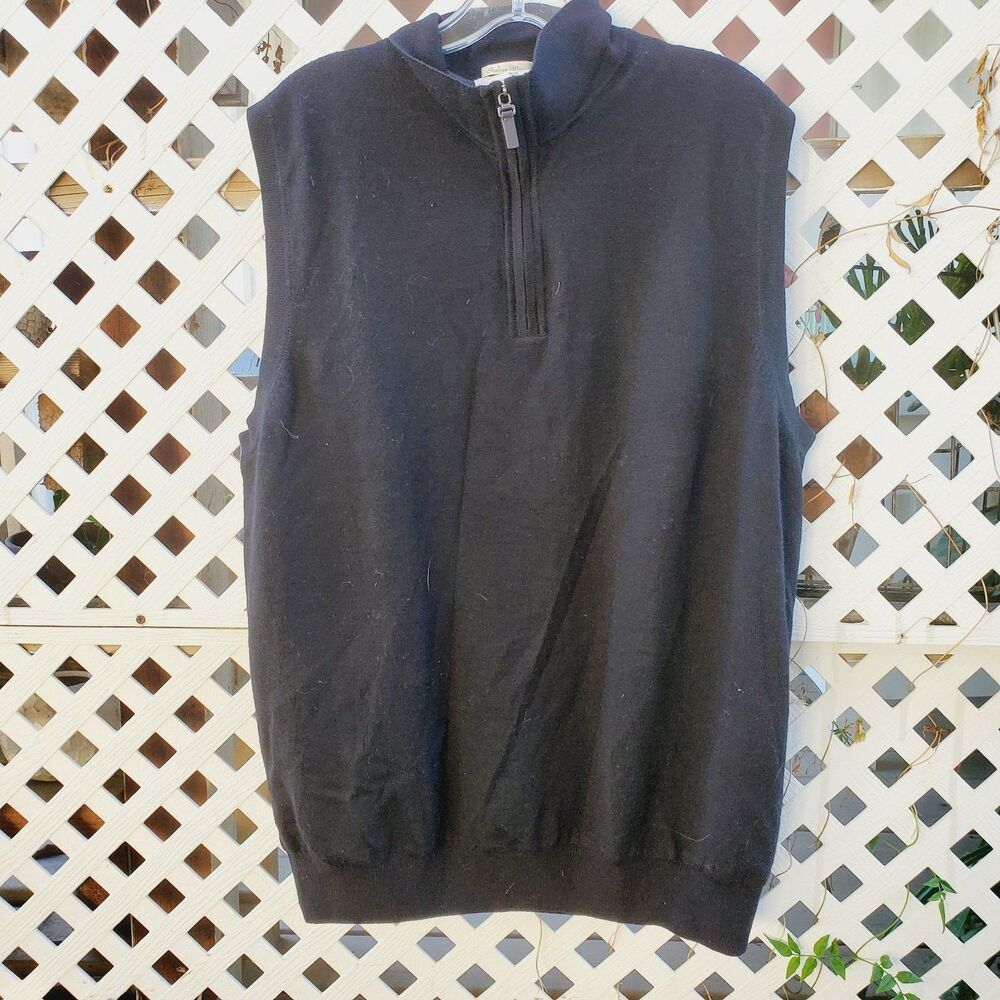 Fairway & Greene Italian Merino Wool 1/4 Zip Golf Windvest Allied Insurance
